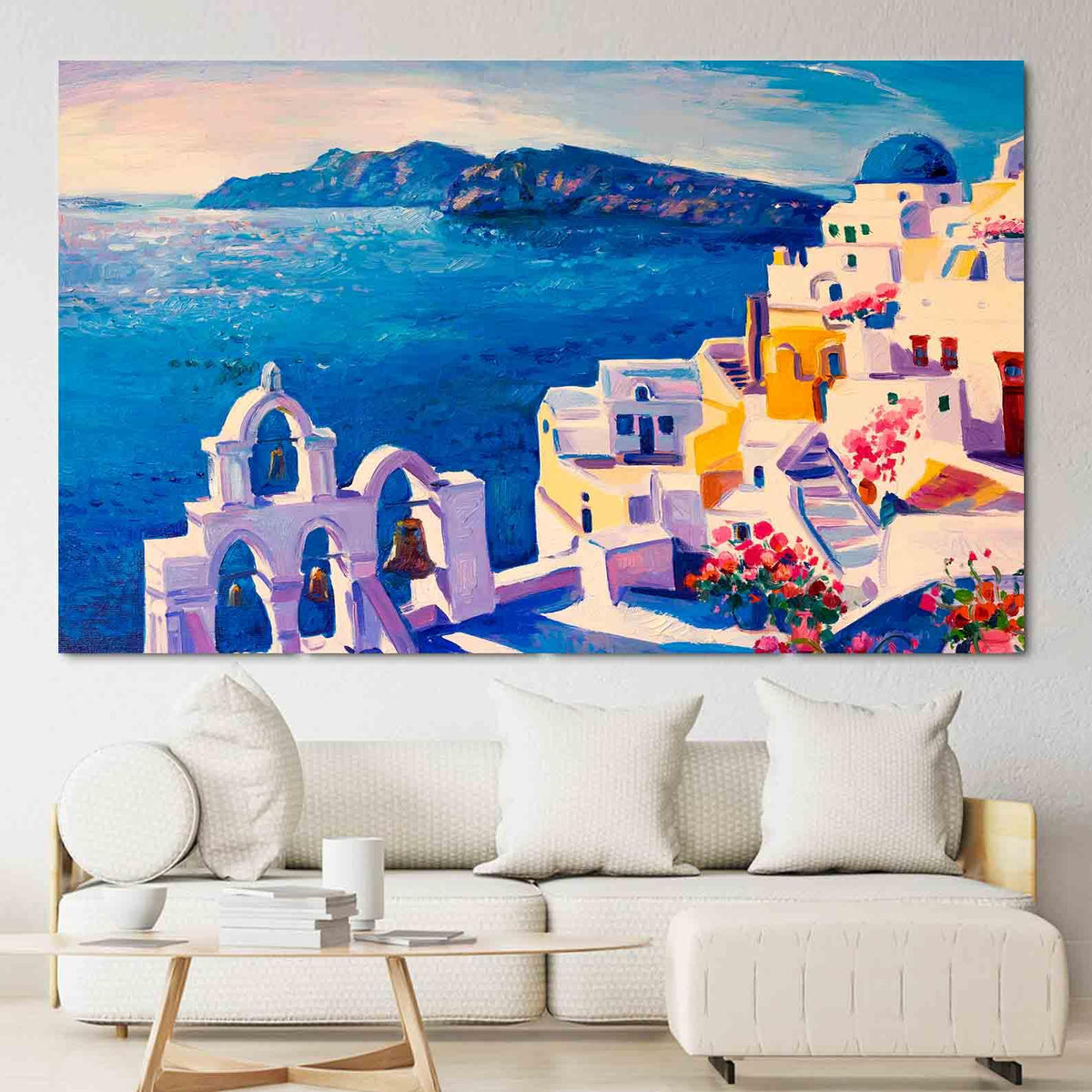 Canvas Painting - Greek Island