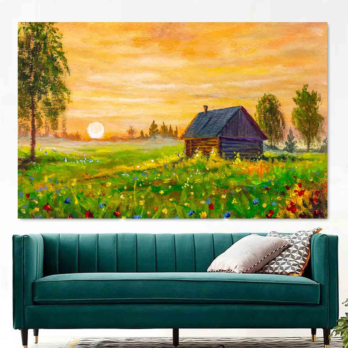 Canvas Painting - Countryside