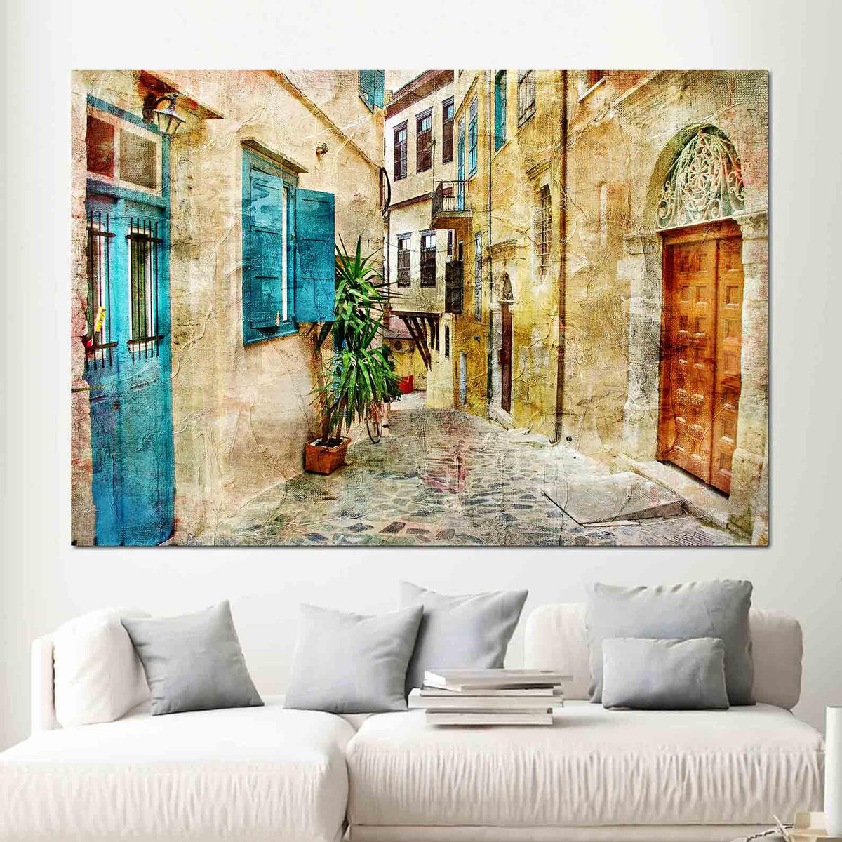 Canvas Painting - Old Street