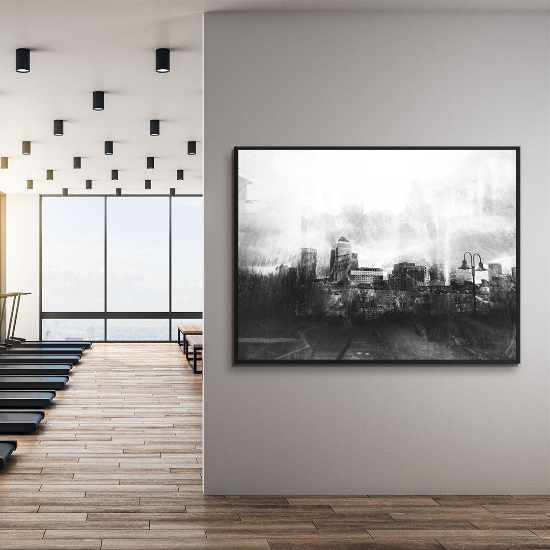 Canvas Painting - Smoky City