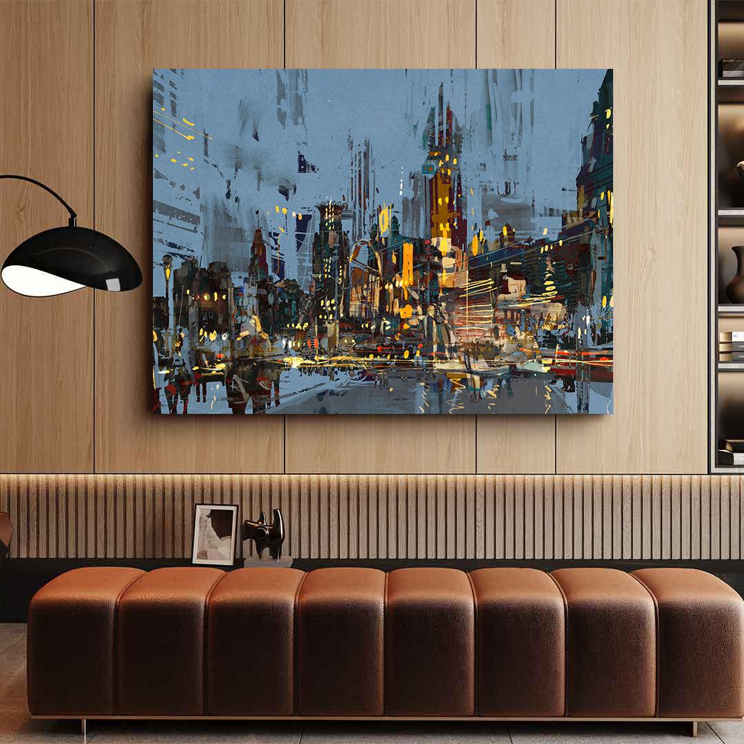 Canvas Painting - Night City