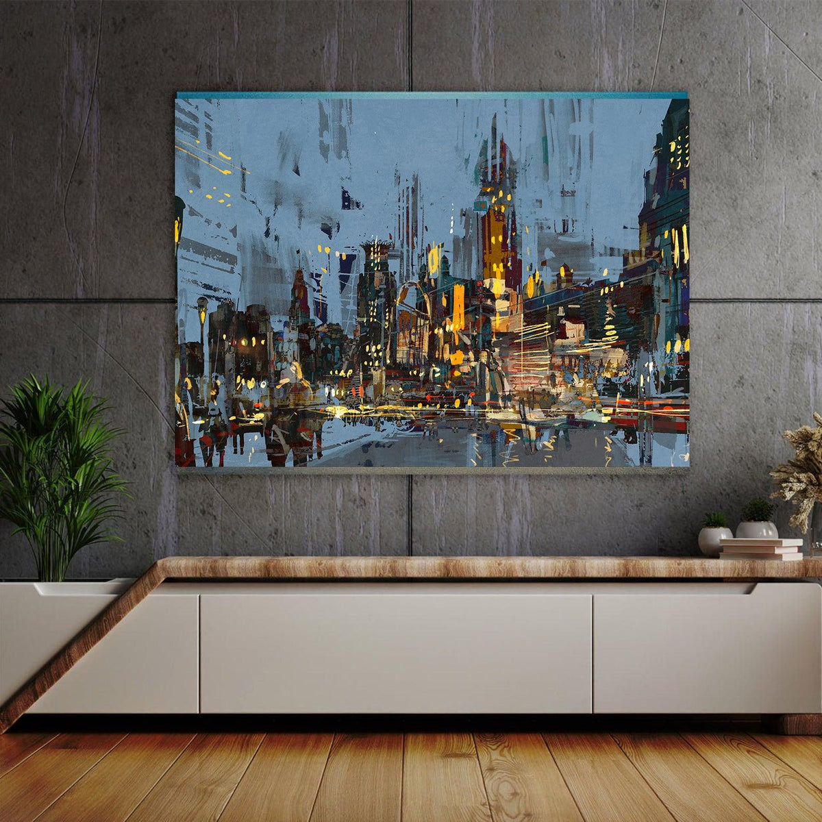 Canvas Painting - Night City