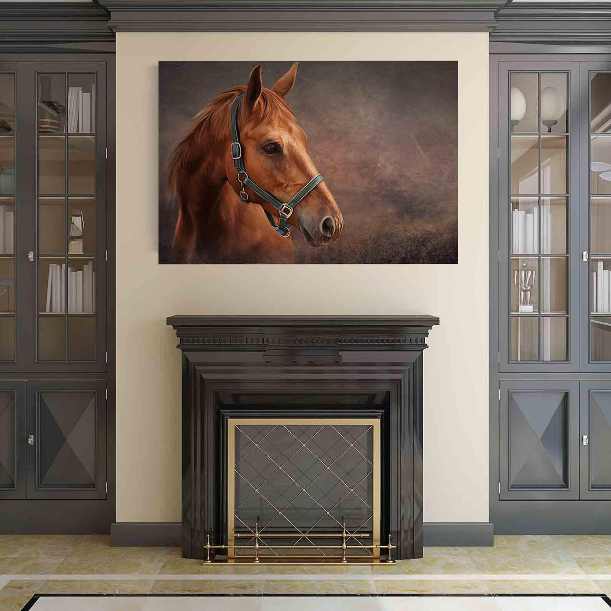 Canvas Painting - Horse Portrait