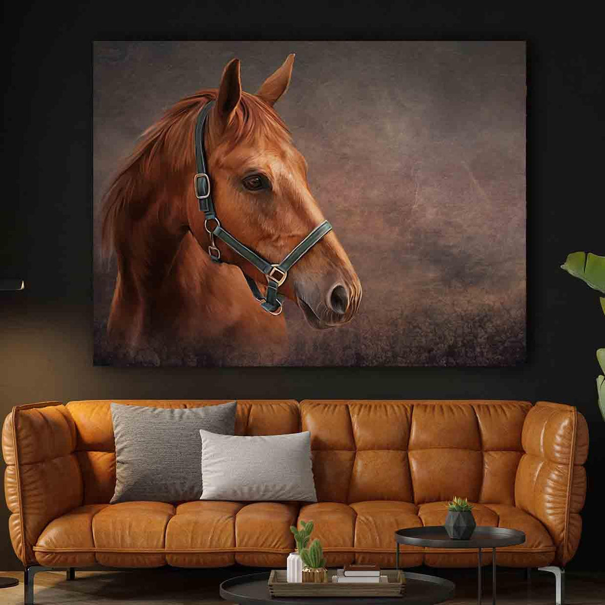 Canvas Painting - Horse Portrait
