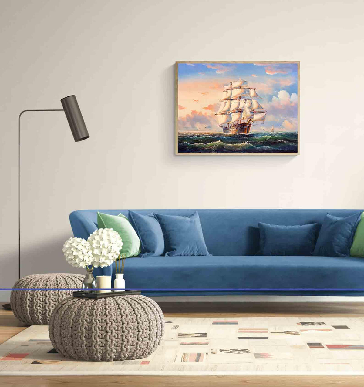 Canvas Painting - Sailboat