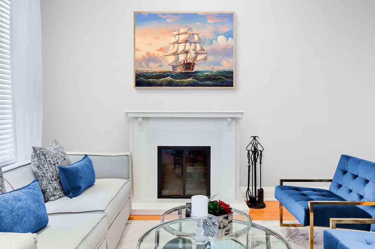 Canvas Painting - Sailboat