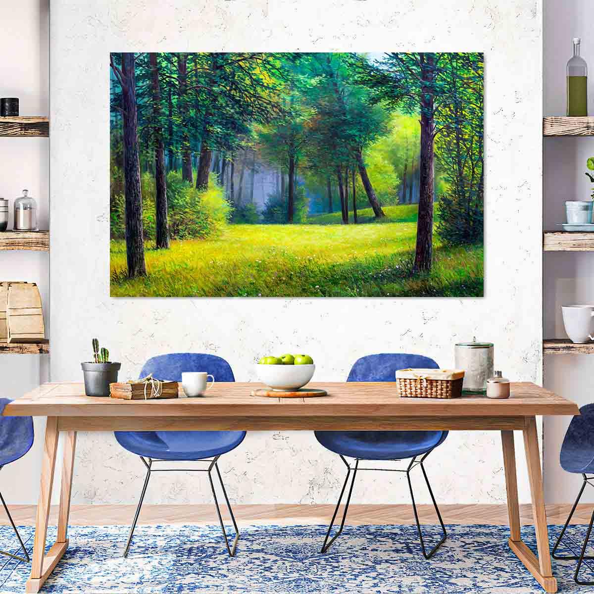 Canvas Painting - Summer Forest