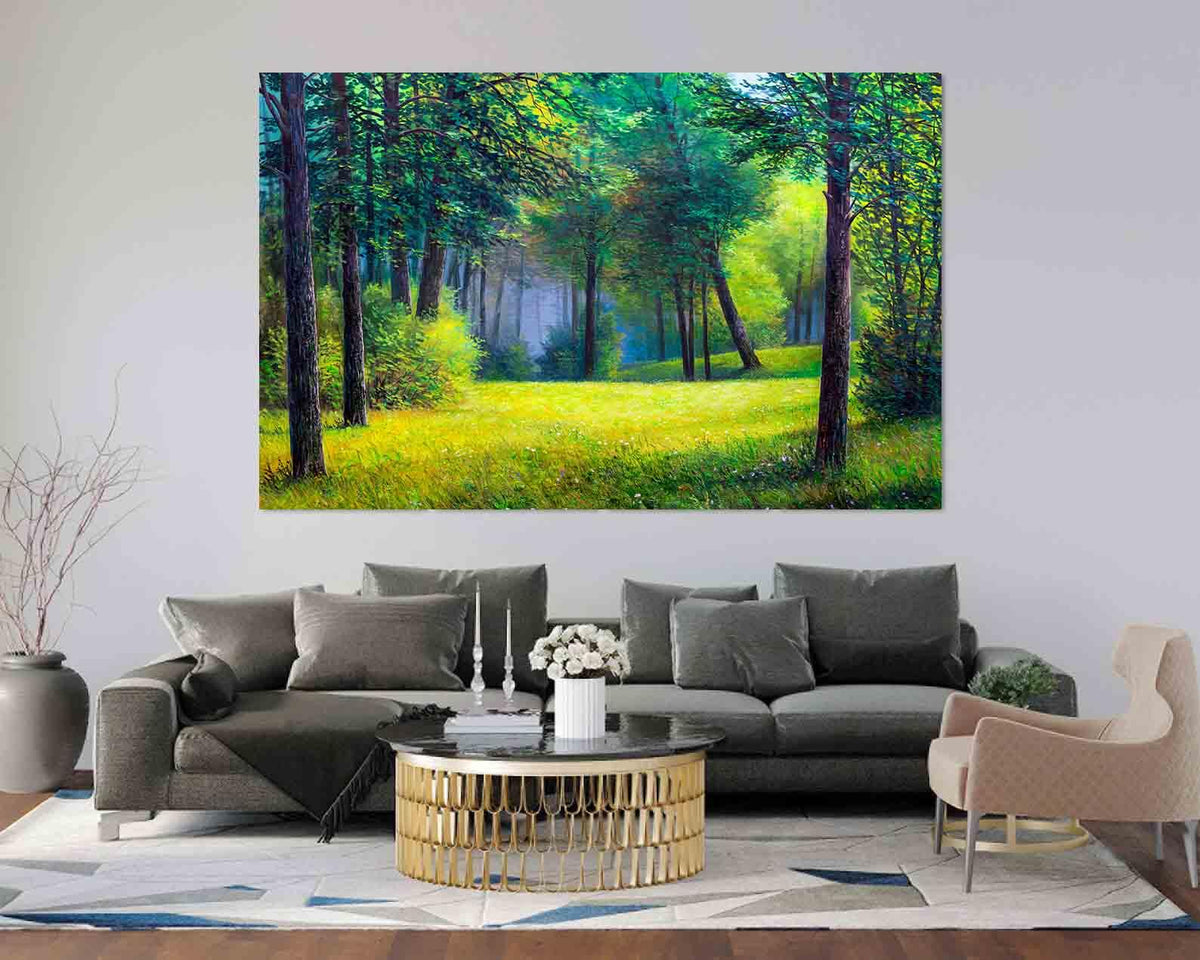 Canvas Painting - Summer Forest