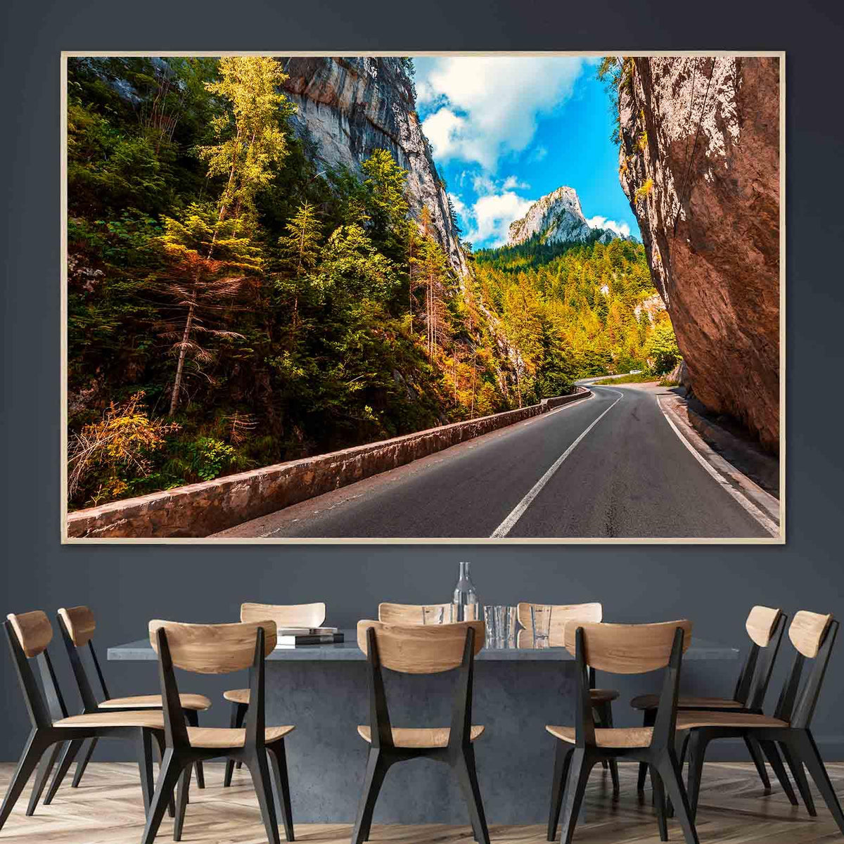 Canvas Painting - Bicaz Gorges