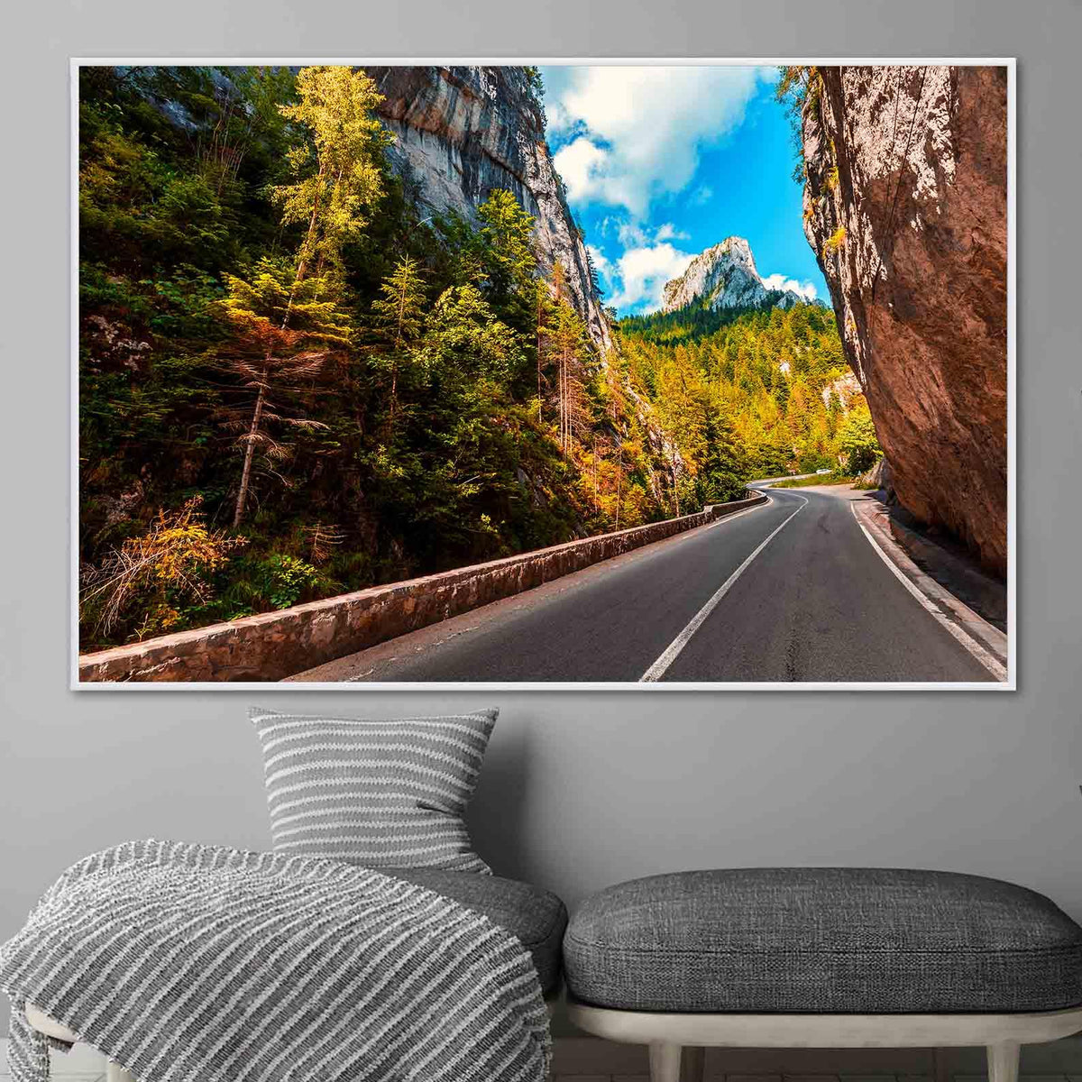 Canvas Painting - Bicaz Gorges