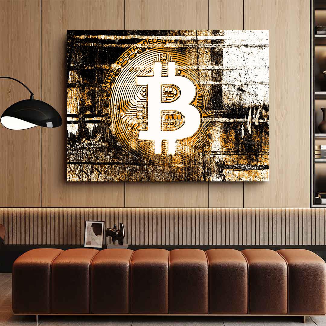Canvas Painting - Bitcoin
