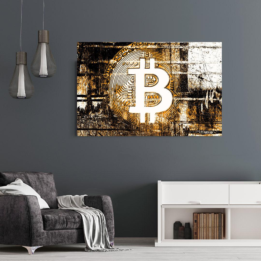 Canvas Painting - Bitcoin