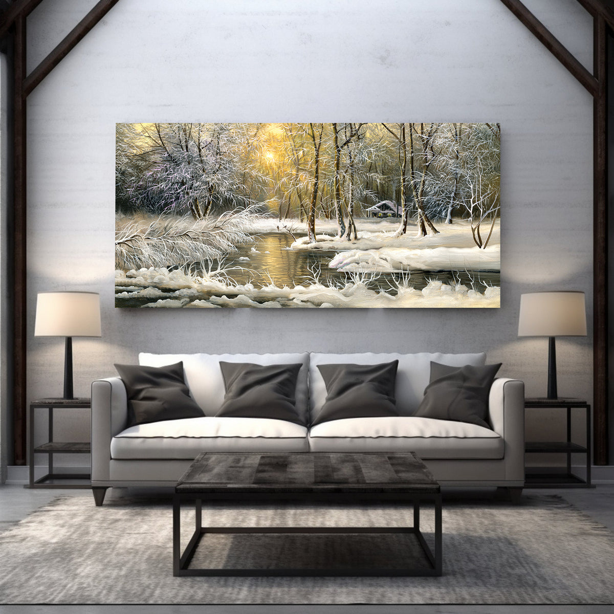 Tablou Canvas - Peisaj de Iarna