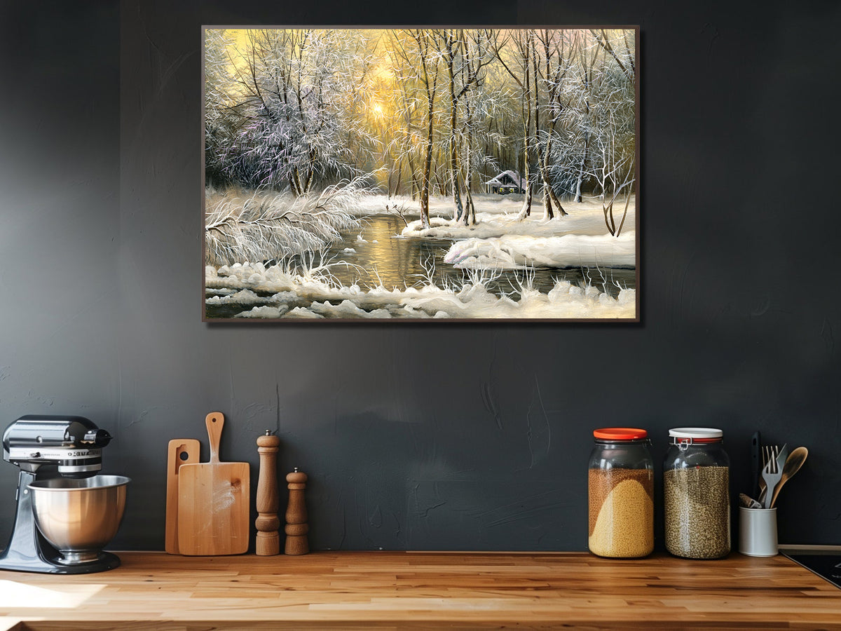 Tablou Canvas - Peisaj de Iarna