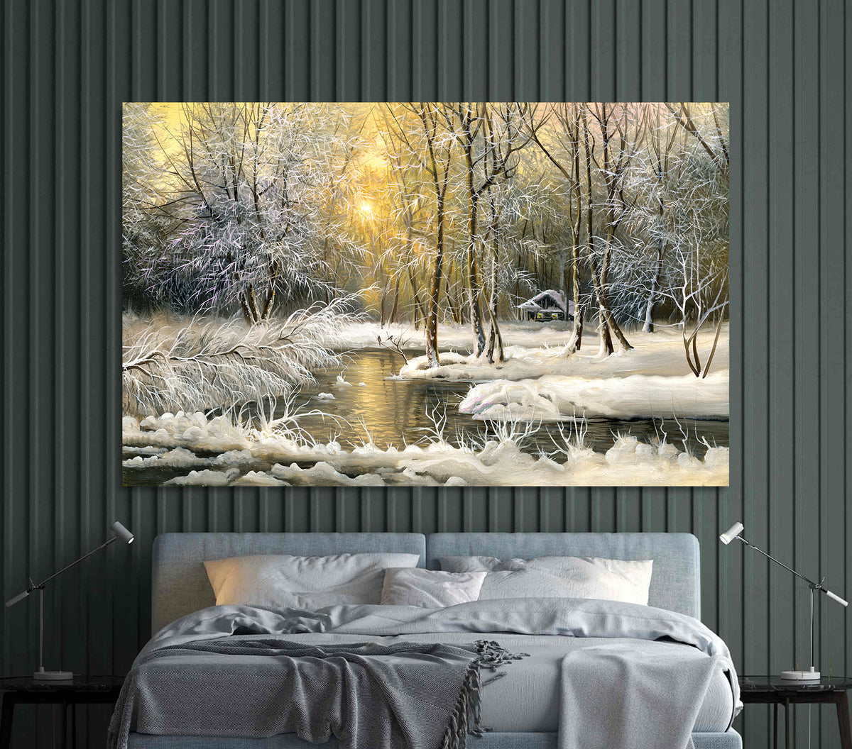 Tablou Canvas - Peisaj de Iarna