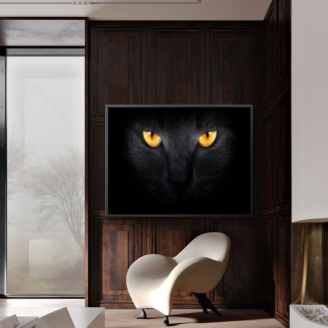 Canvas Painting - Panther Eyes