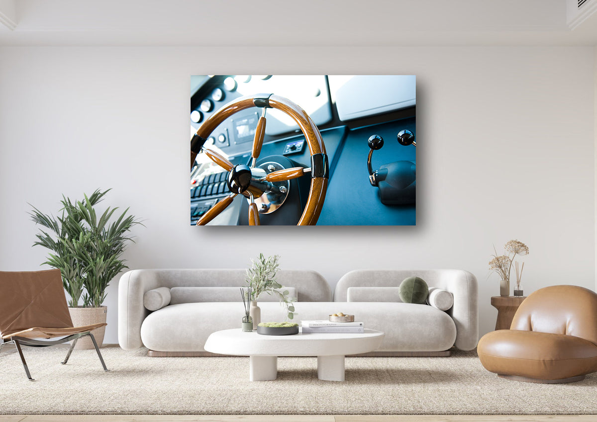 Canvas Painting - Yacht Helm