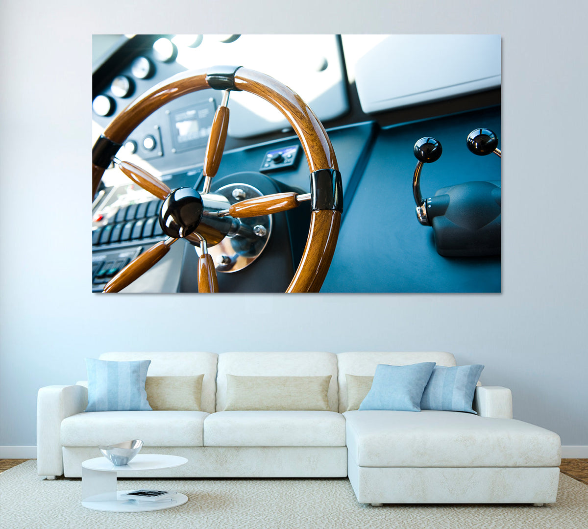 Canvas Painting - Yacht Helm