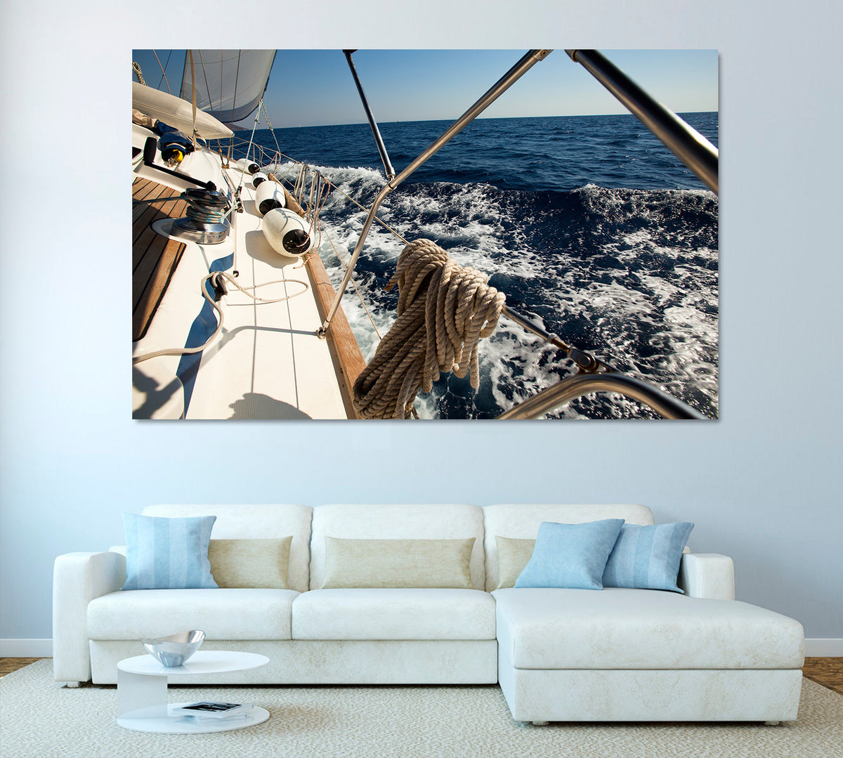 Canvas Painting - Ship at Sea