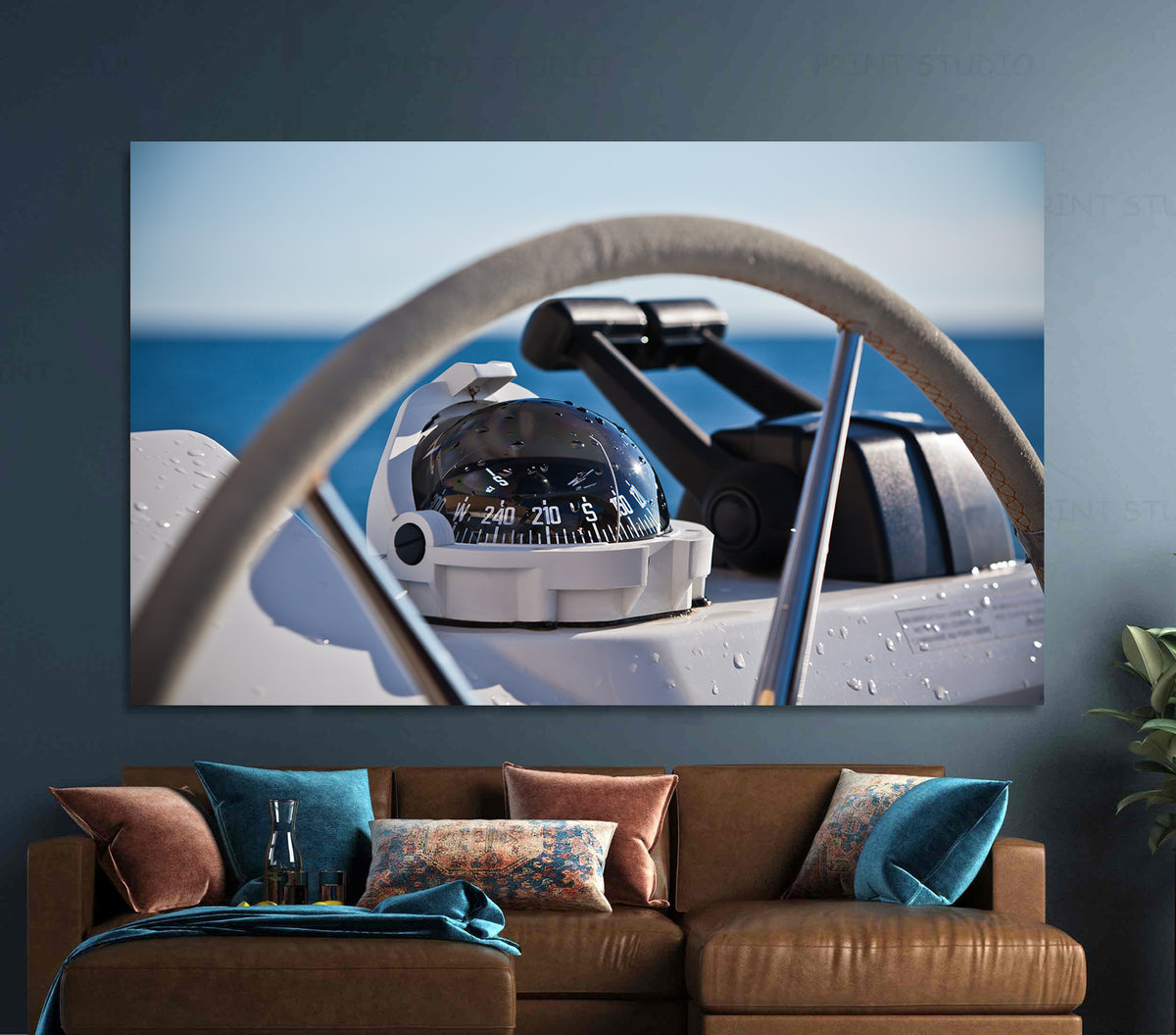 Canvas Painting - Sailing at Sea