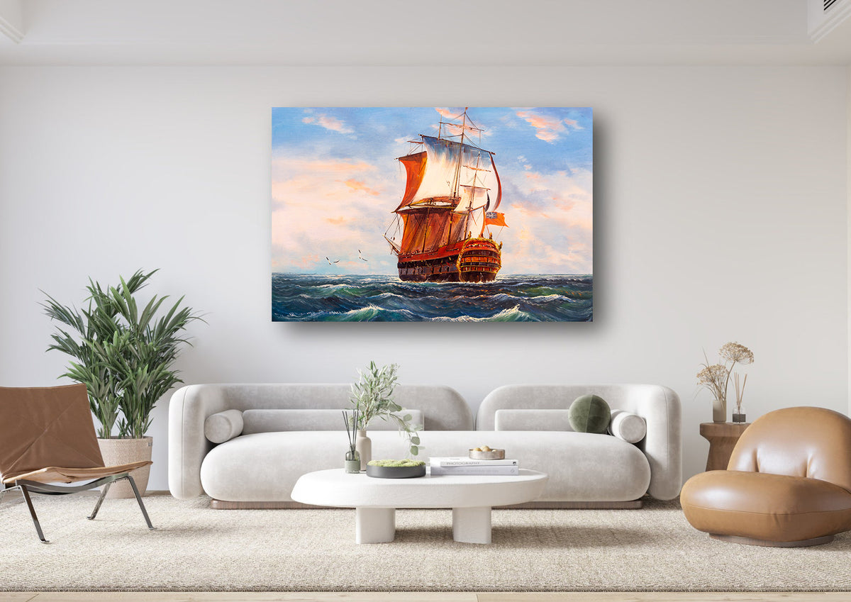 Tablou Canvas - Corabie pe Mare