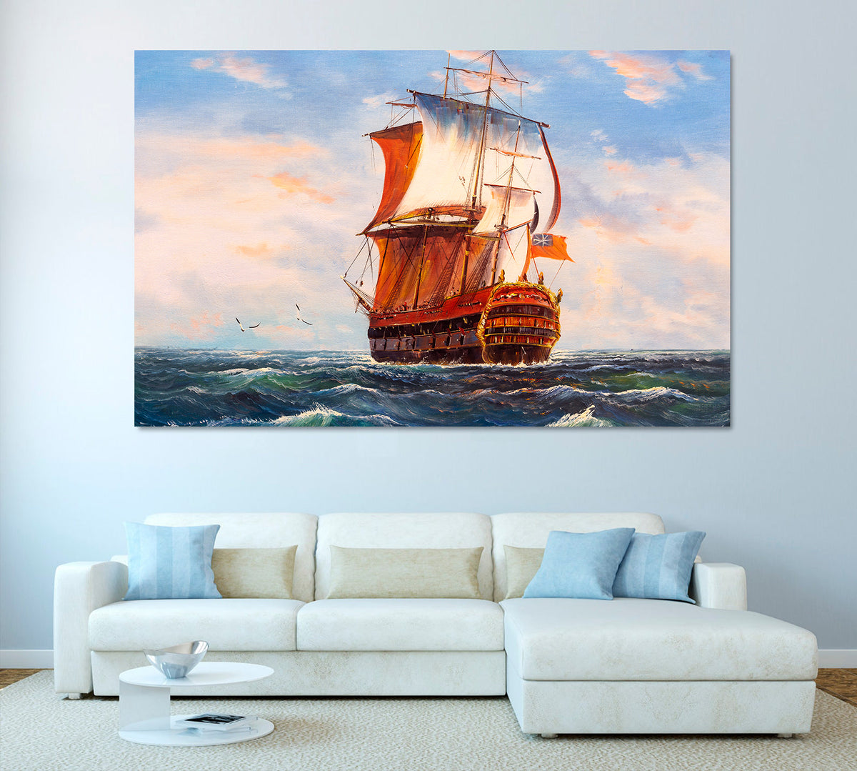 Tablou Canvas - Corabie pe Mare