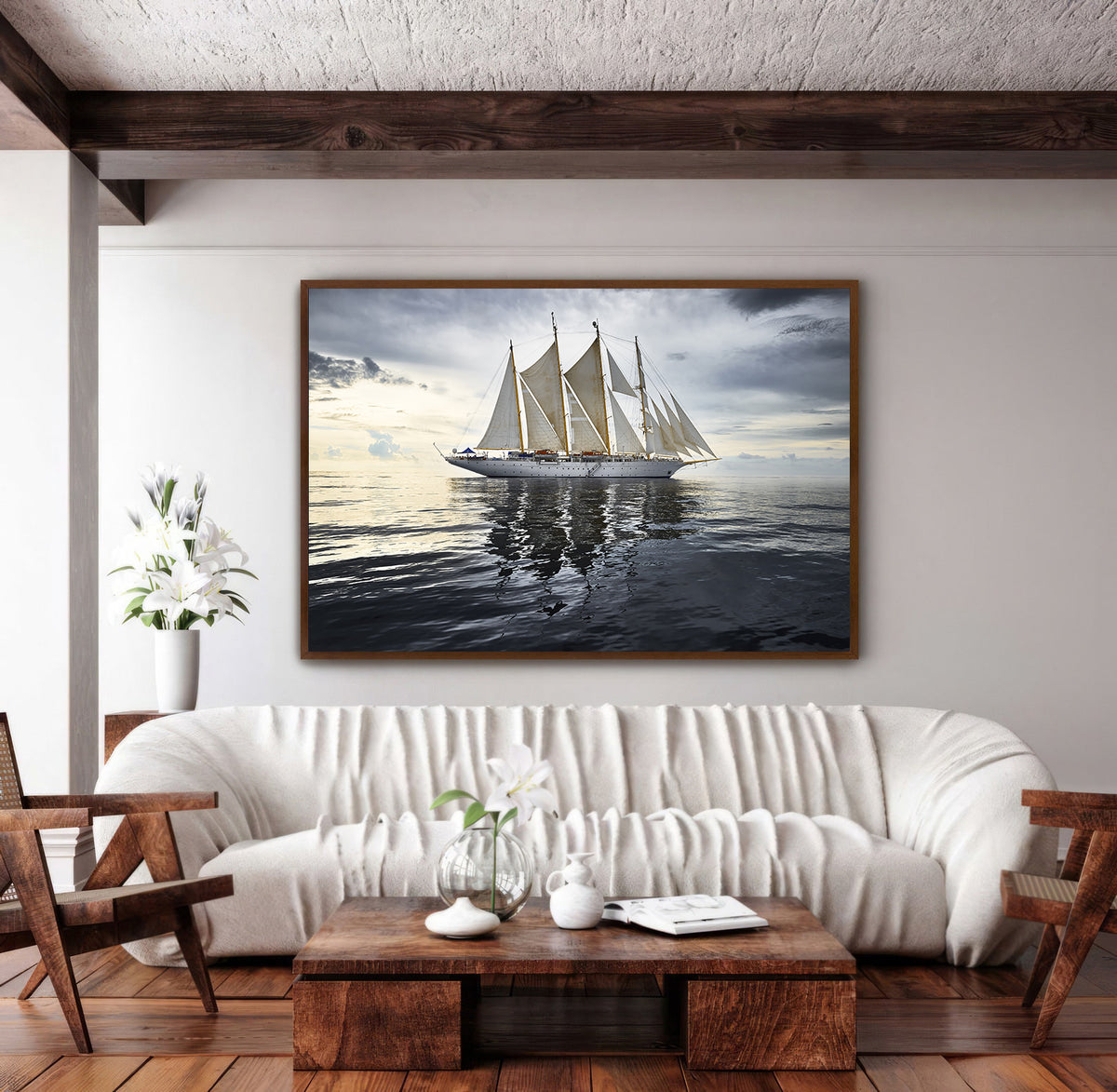 Canvas Painting - Sailboat