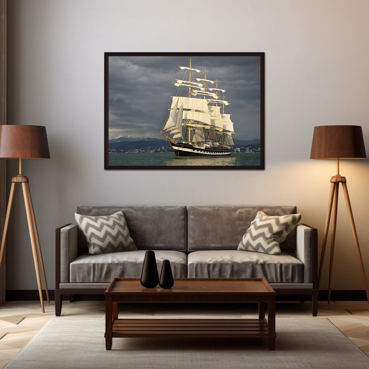 Canvas Painting - Sailboat