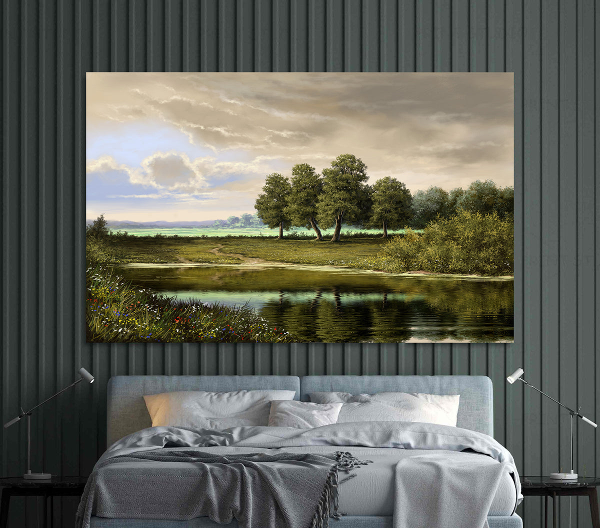 Canvas Painting - Plain Landscape