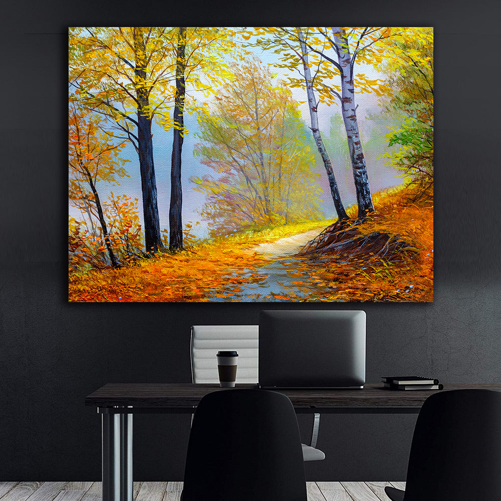 Canvas Painting - Autumn Landscape