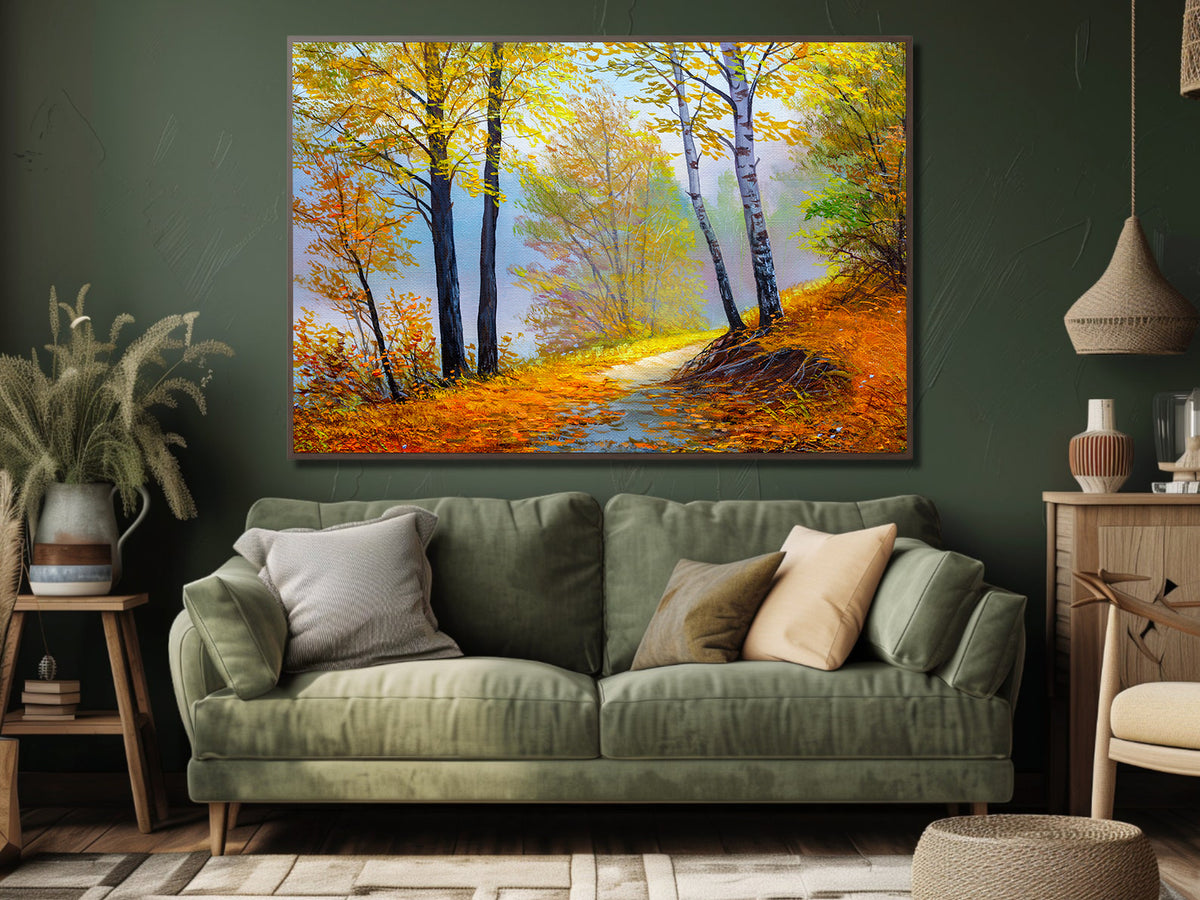 Canvas Painting - Autumn Landscape