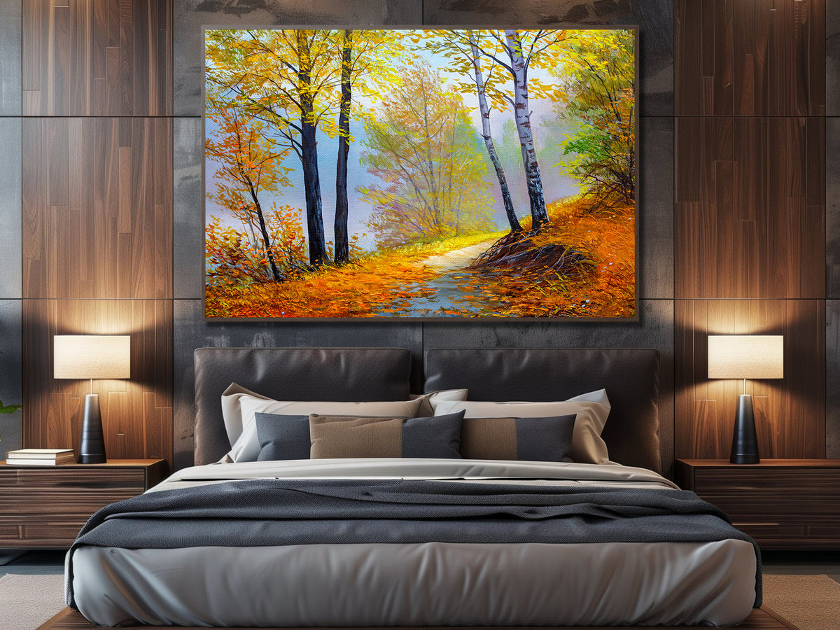 Canvas Painting - Autumn Landscape
