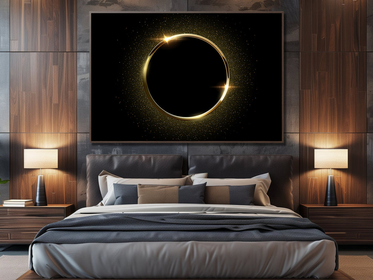 Canvas Painting - Golden Ring
