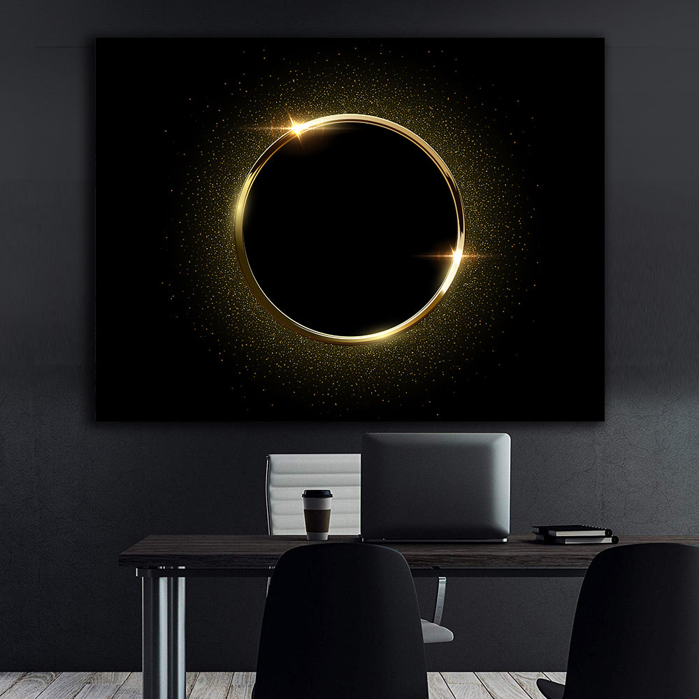 Canvas Painting - Golden Ring