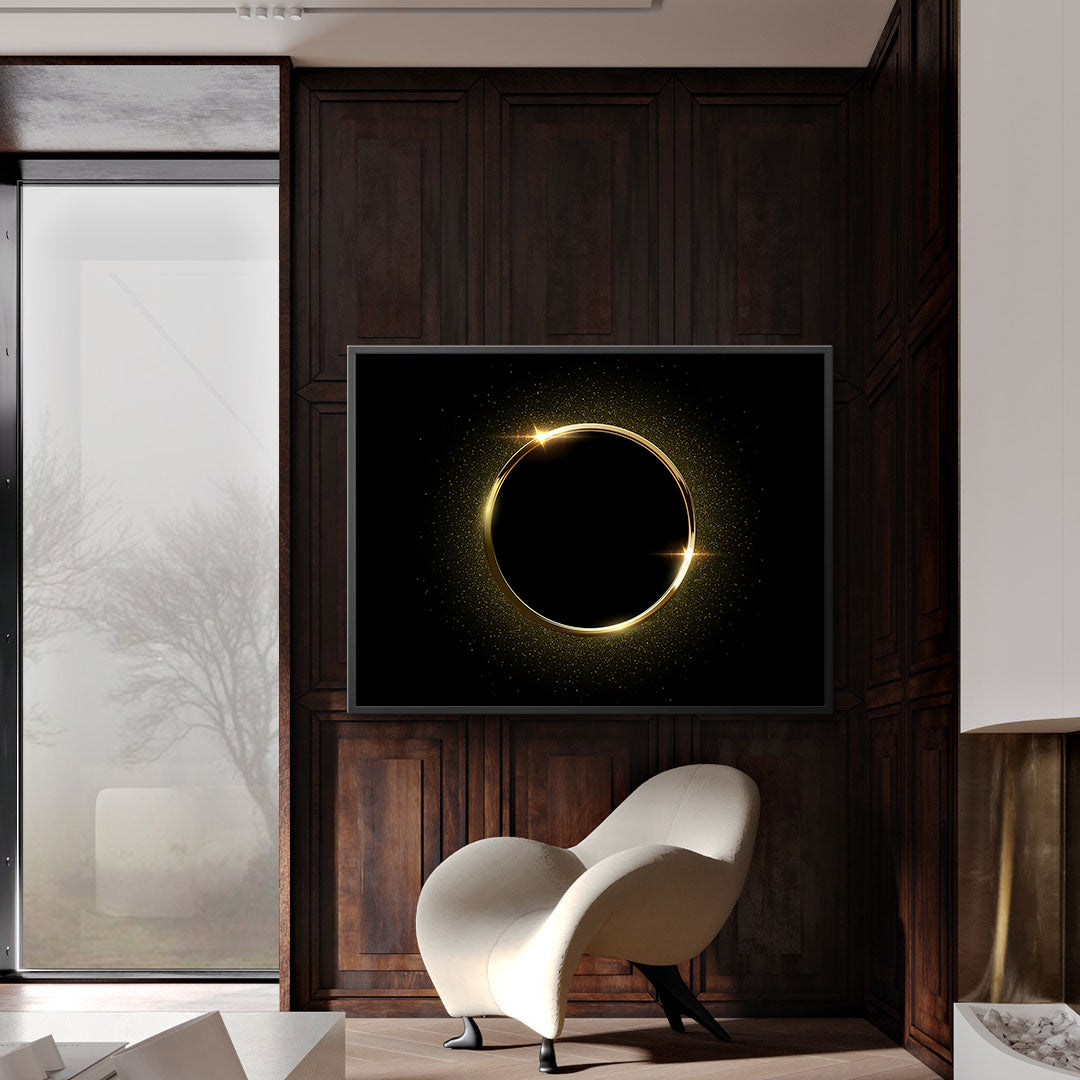 Canvas Painting - Golden Ring