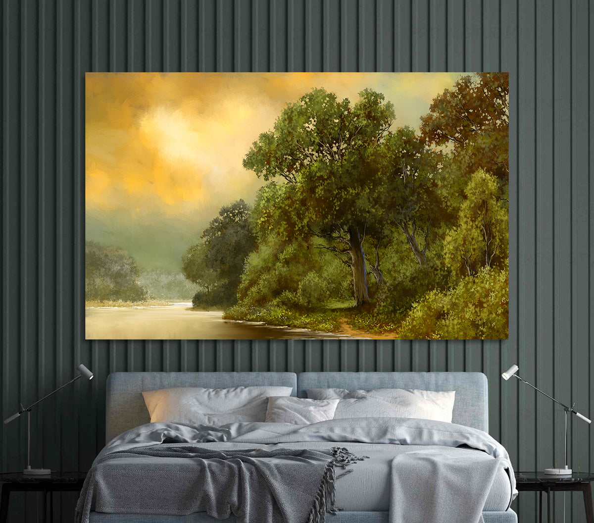 Canvas Painting - Forest Landscape