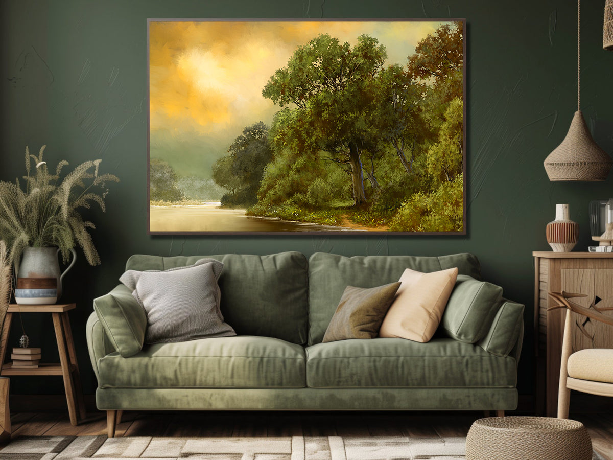Canvas Painting - Forest Landscape