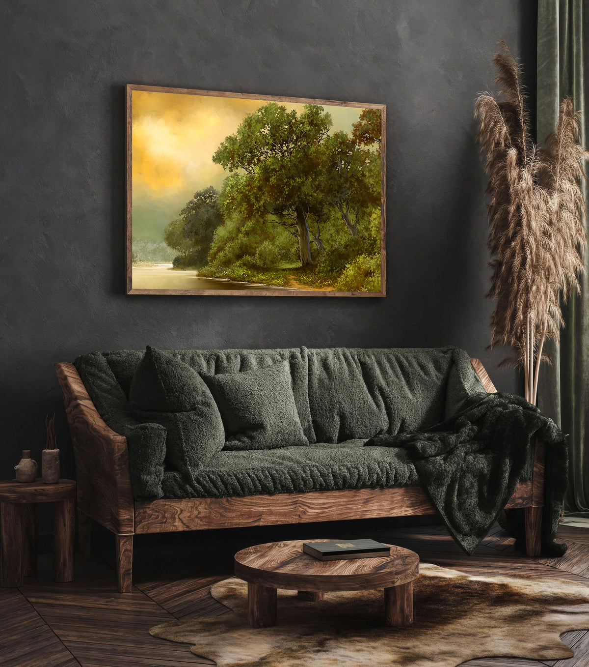 Canvas Painting - Forest Landscape