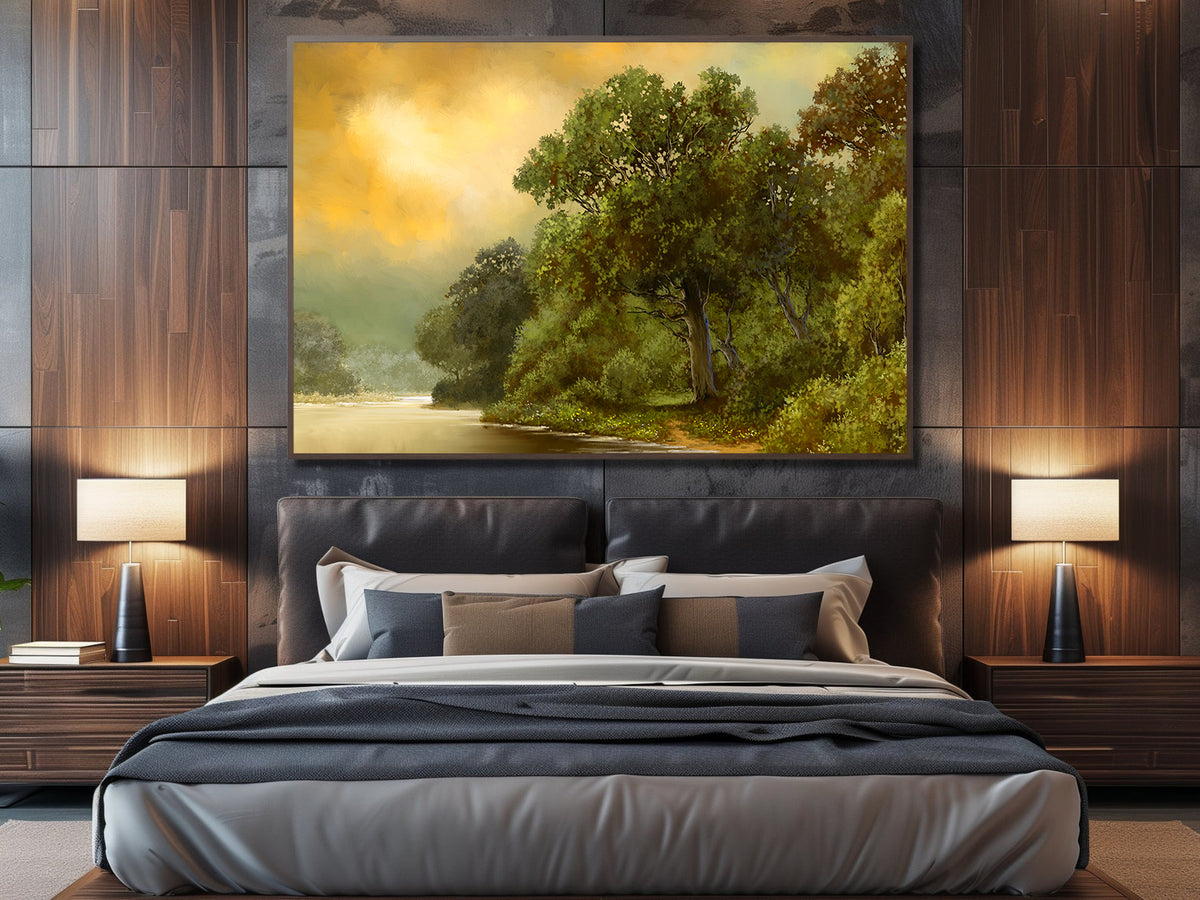 Canvas Painting - Forest Landscape