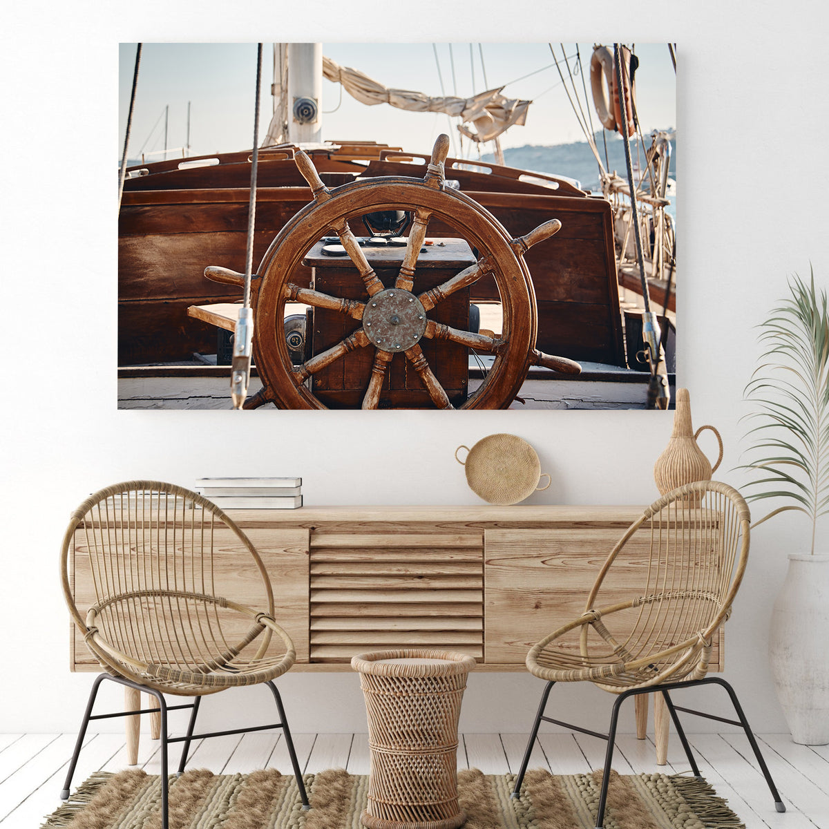 Canvas Painting - Ship's Rudder