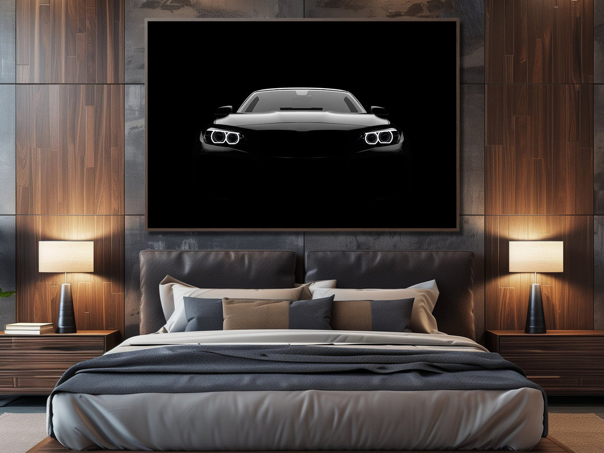 Tablou Canvas - BMW in the Dark