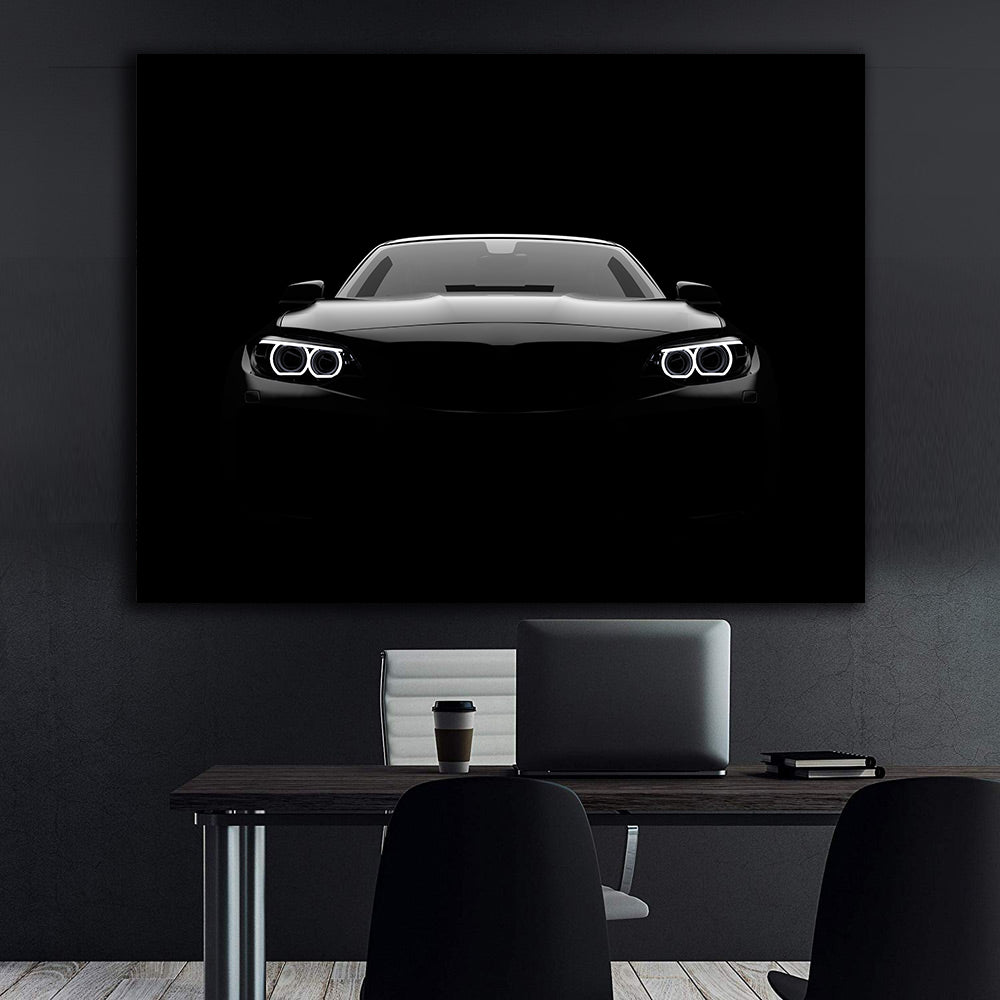 Платно картина - BMW в тъмното