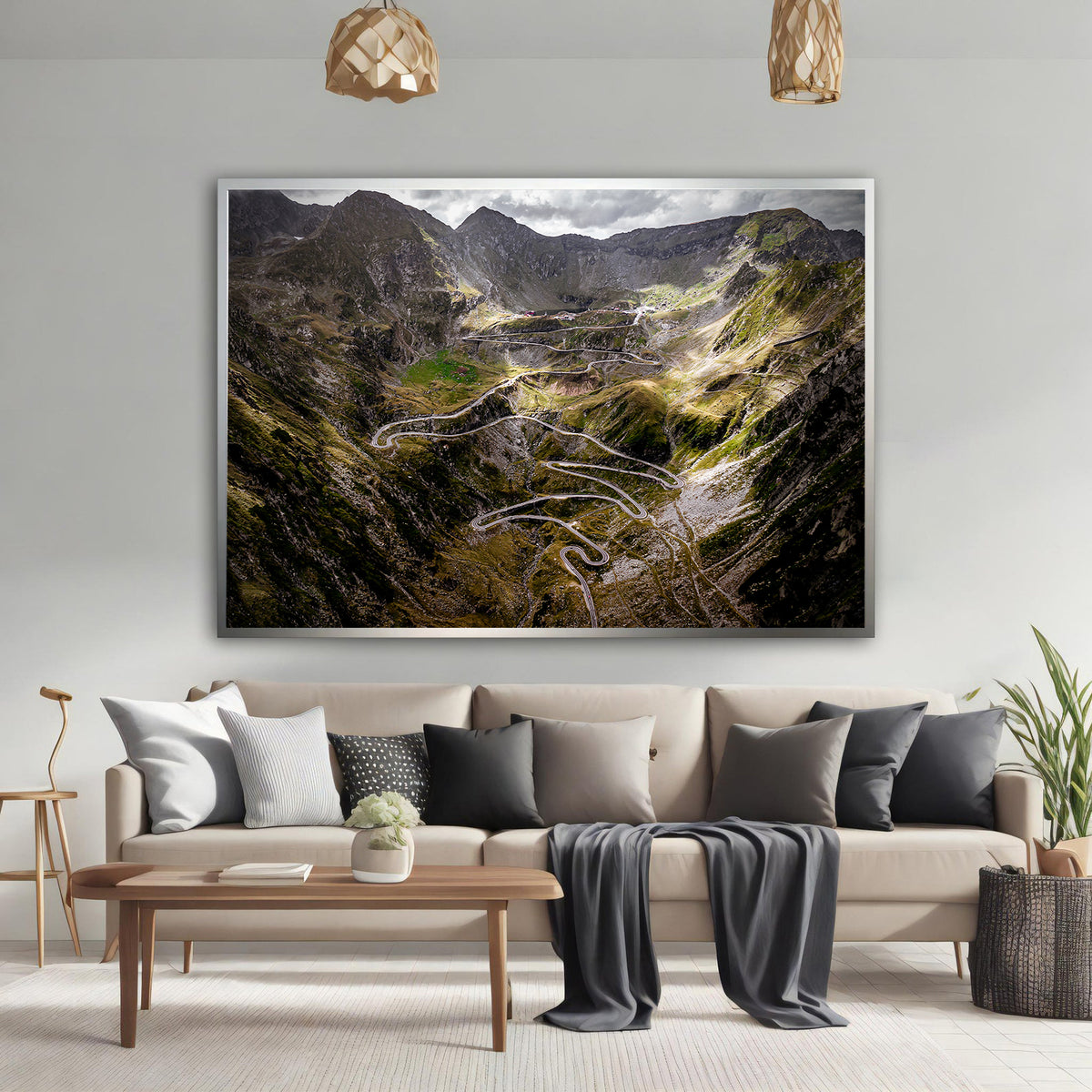 Canvas Painting - Mountain Landscape