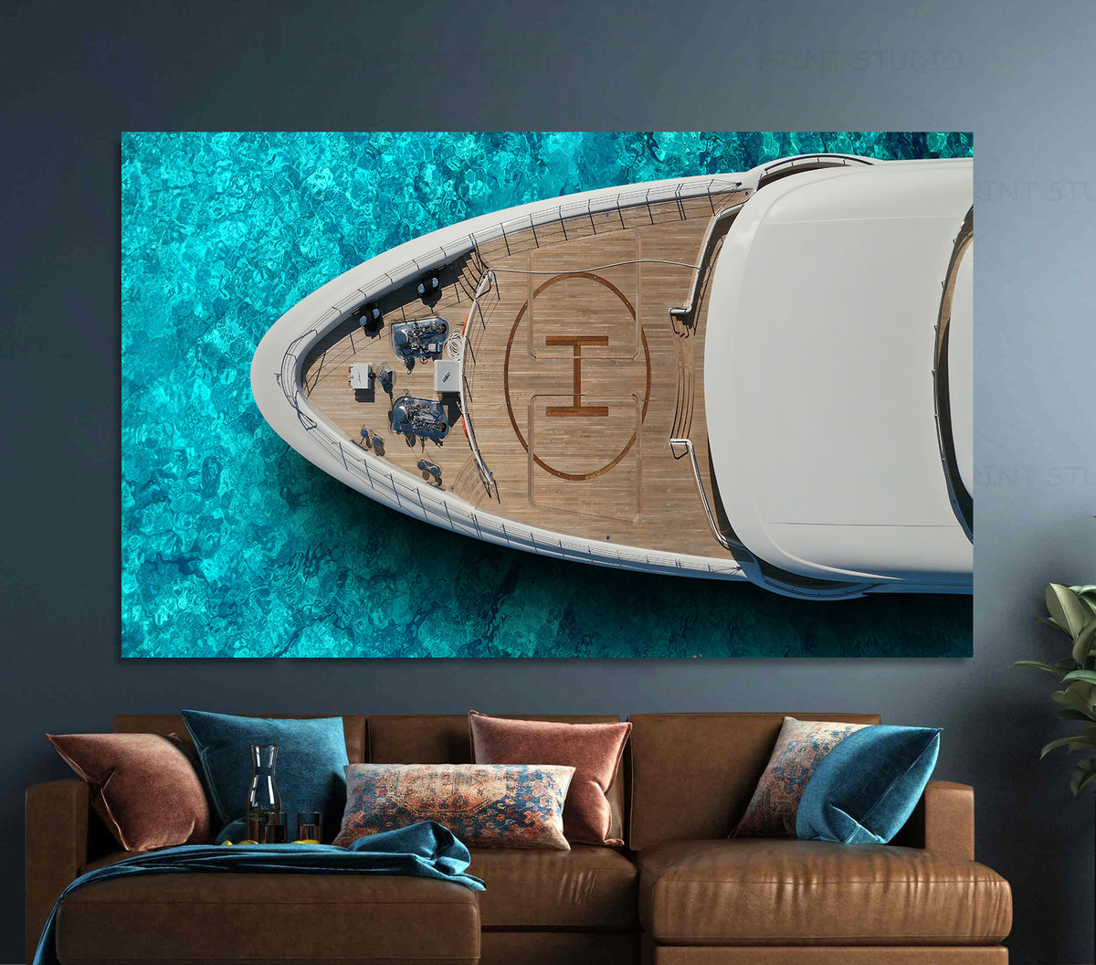Canvas Painting - Ship at Sea