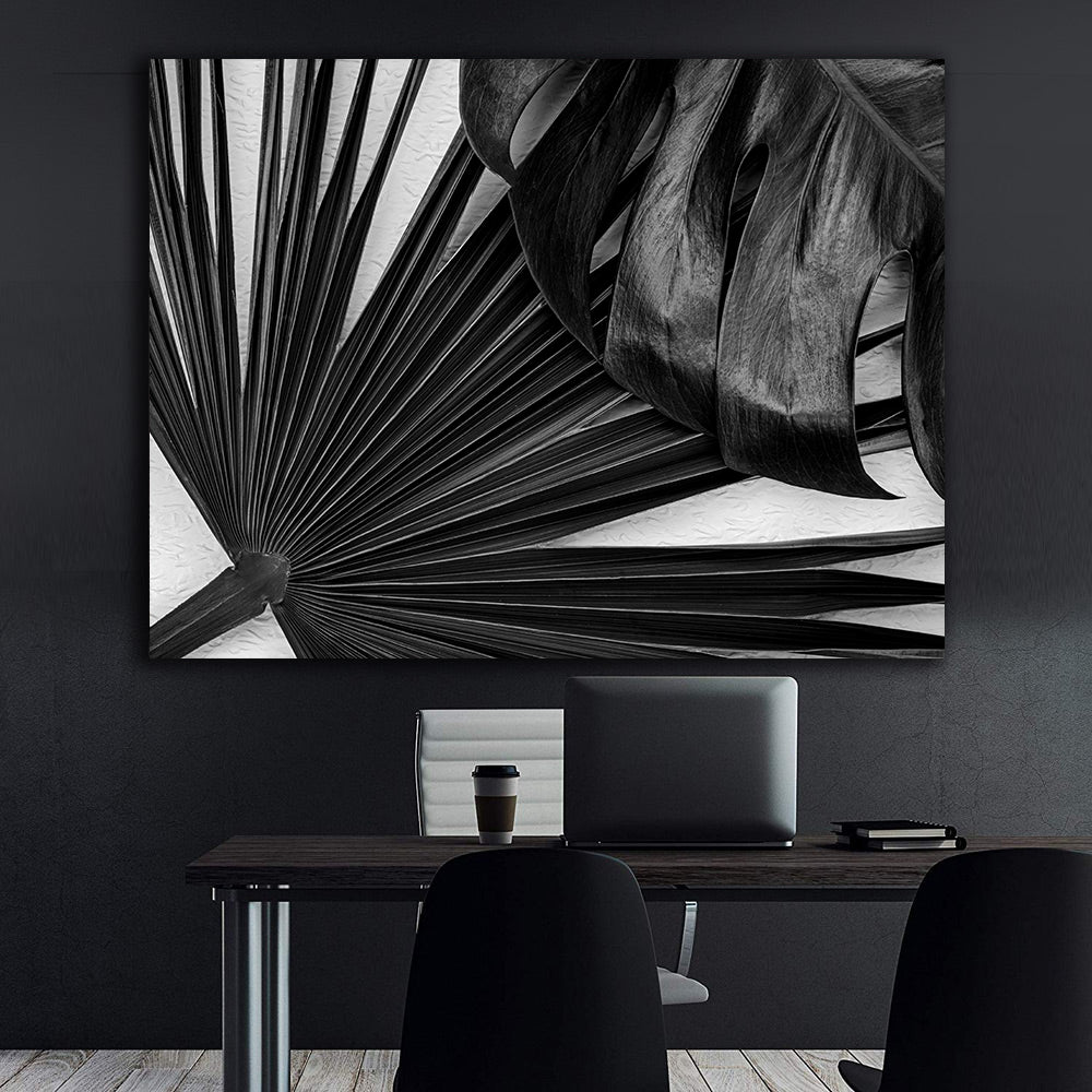 Canvas Painting - Palm Leaves