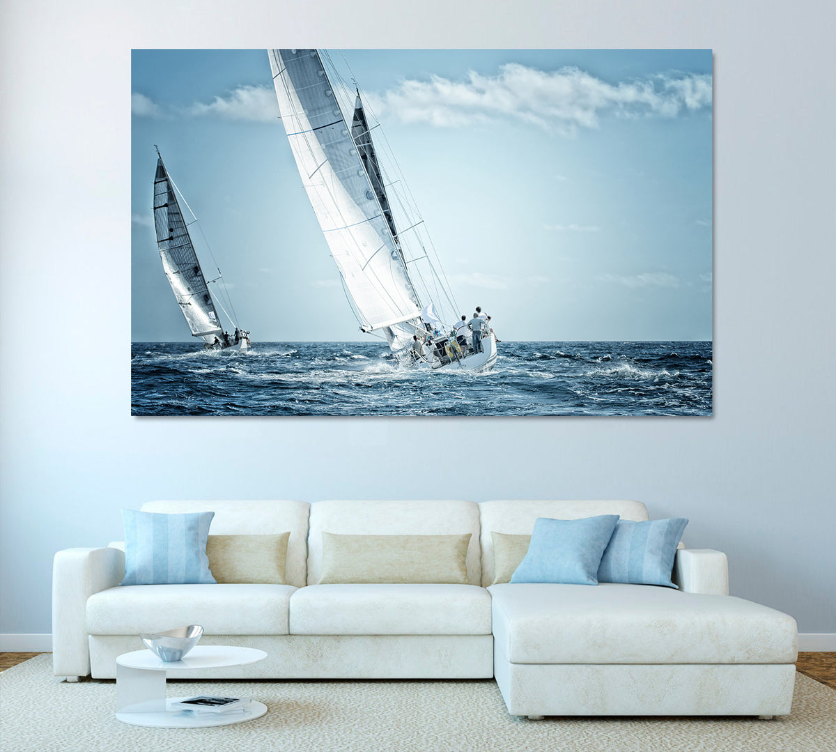 Canvas Painting - Sailboats