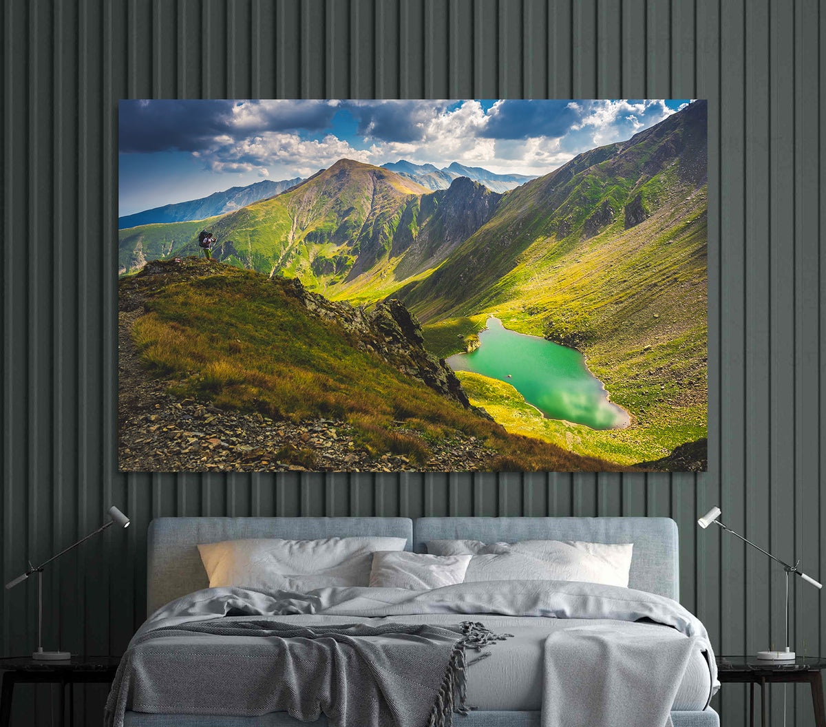 Canvas Painting - Mountain Lake