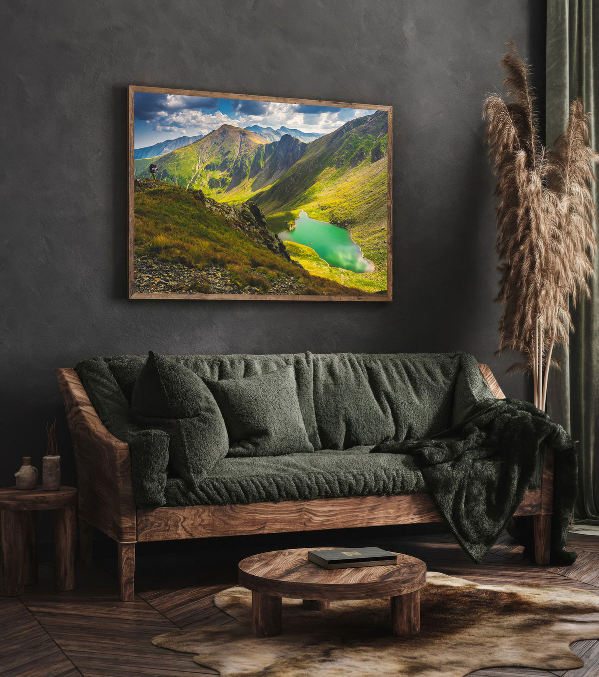 Canvas Painting - Mountain Lake