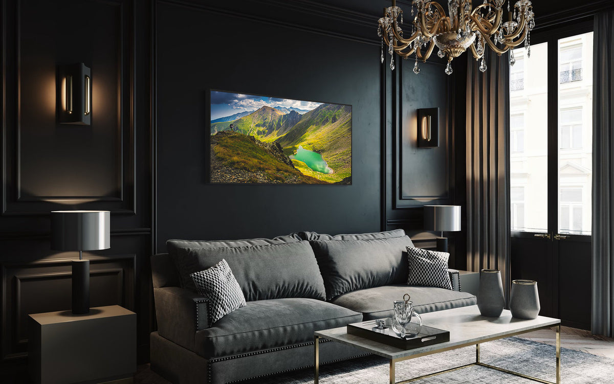 Canvas Painting - Mountain Lake