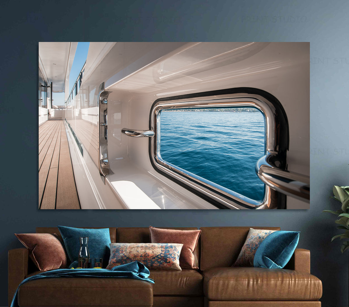 Canvas Painting - Ship at Sea